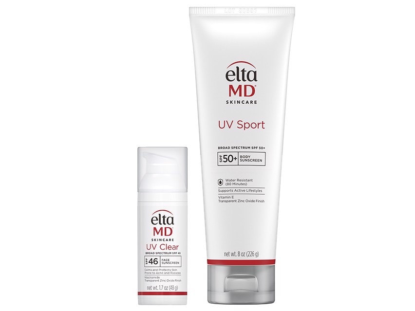 EltaMD UV Clear &amp; UV Sport Face and Body Sunscreen Duo