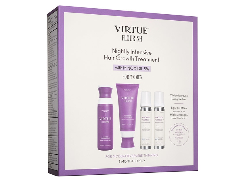 VIRTUE Flourish Nightly Intensive Hair Growth Treatment - 90 day