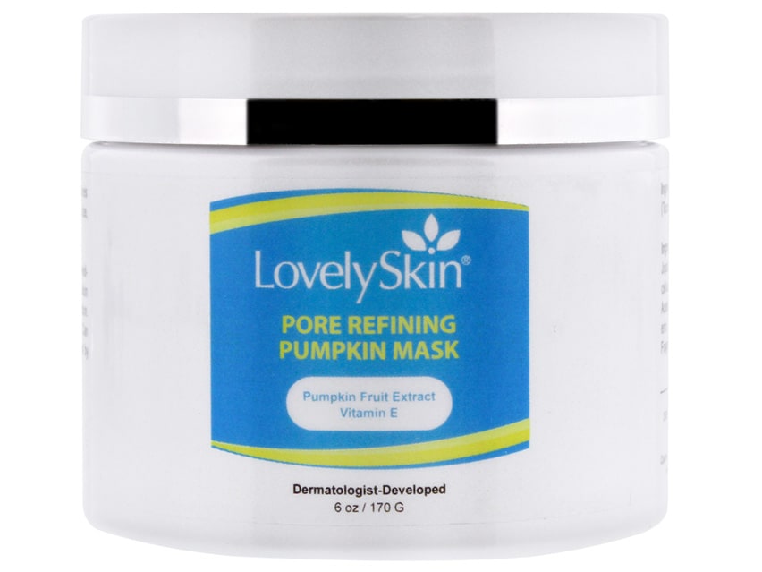 LovelySkin Pore Refining Pumpkin Mask: refine skin with this pumpkin face mask.