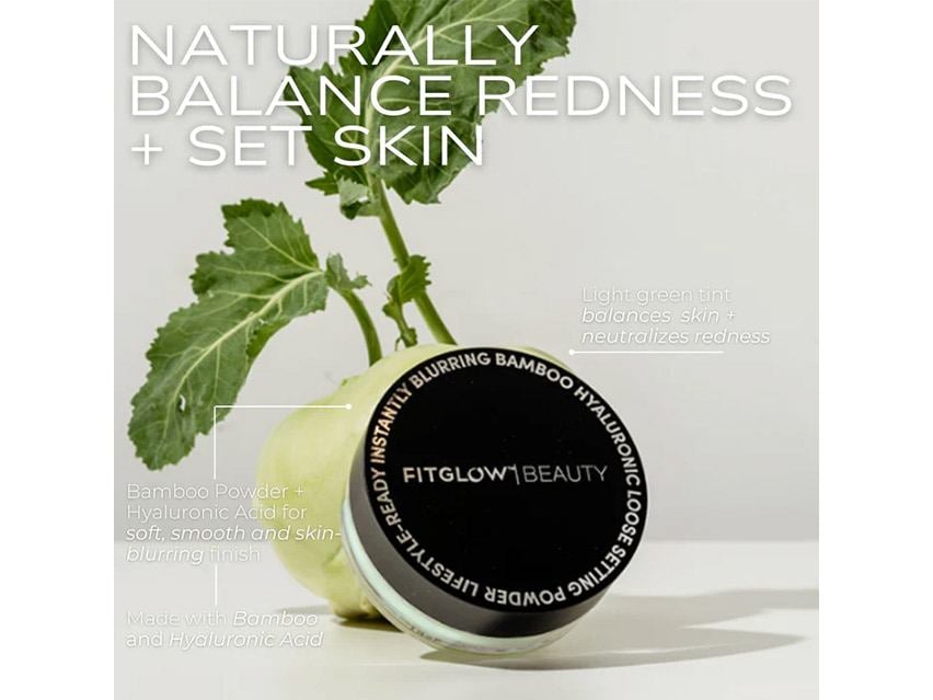 Fitglow Beauty Bamboo Hyaluronic Loose Setting Powder