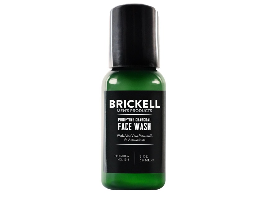 Brickell Purifying Charcoal Face Wash Travel Size