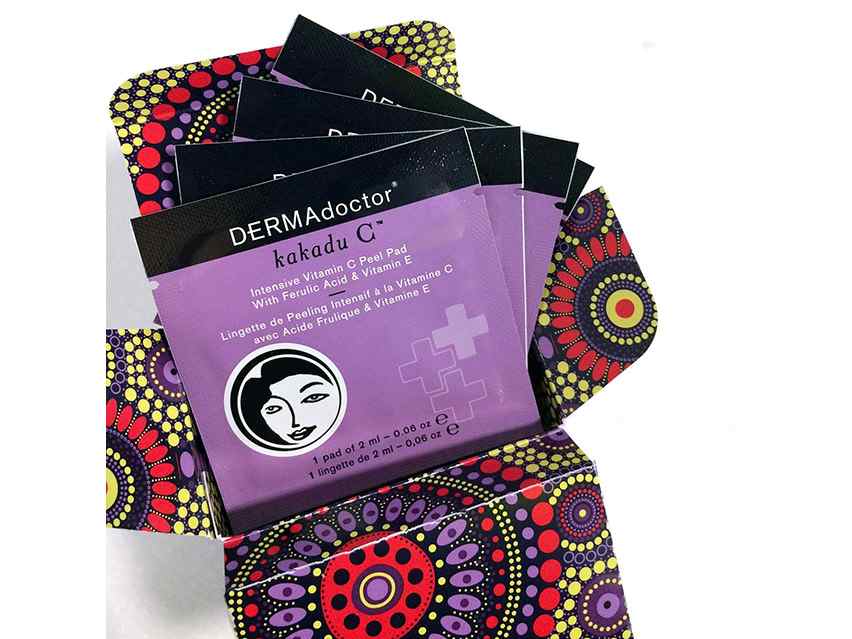 DERMAdoctor Kakadu C Intensive Vitamin C Peel Pads with Ferulic Acid &amp; Vitamin E