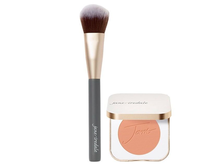 jane iredale PurePressed Blush and Cheek Brush duo