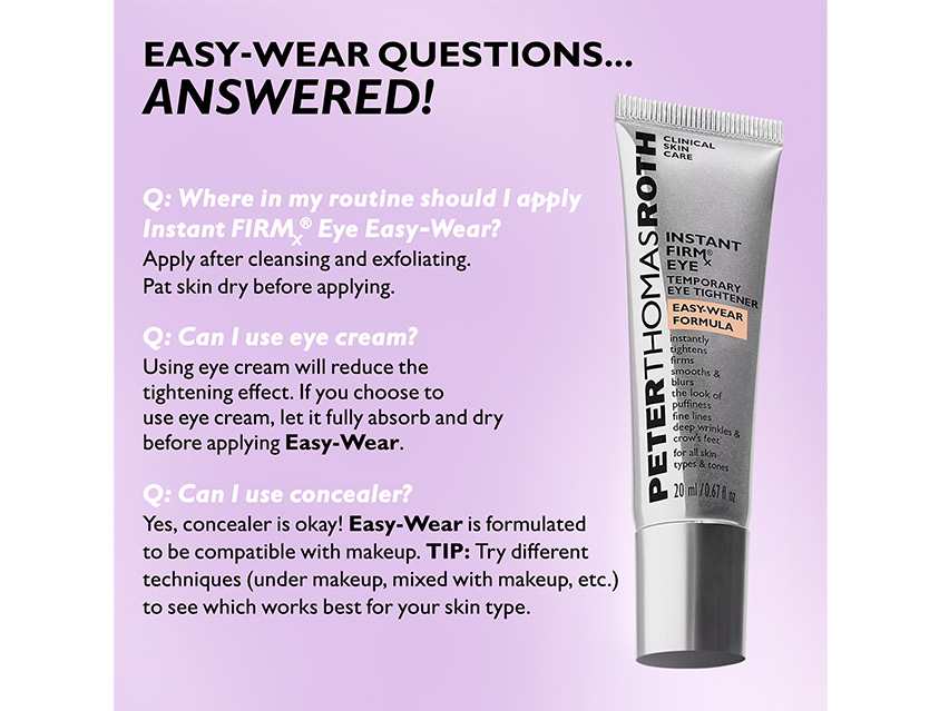 Peter Thomas Roth Instant FIRMx Eye Temporary Eye Tightener Easy-Wear Formula