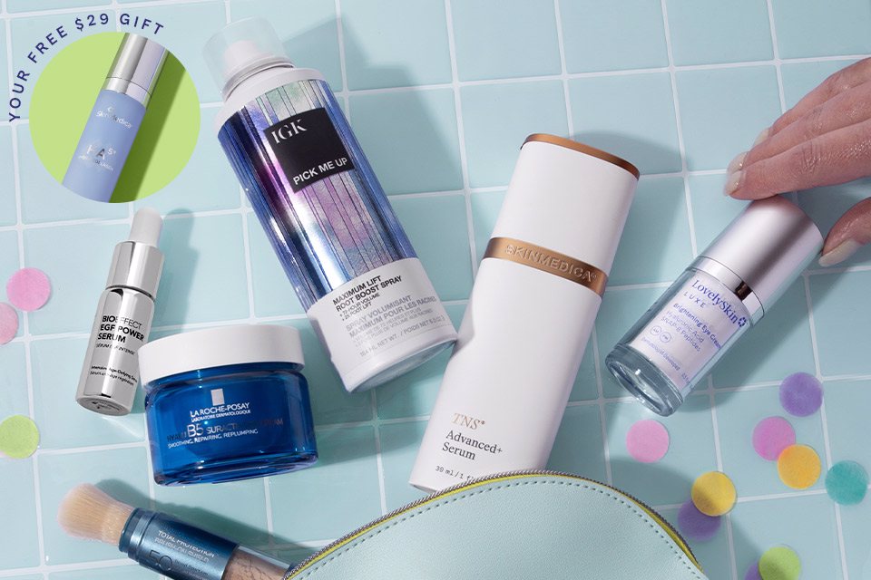 Colorescience, La Roche-Posay, IGK, SkinMedica and other top selling brands