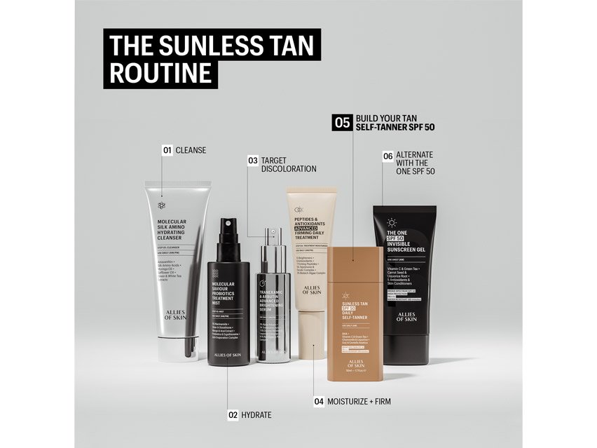 Allies of Skin Sunless Tan SPF 50 Daily Self-Tanner