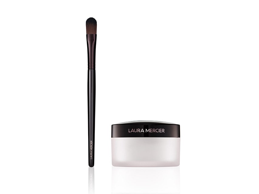 Laura Mercier Awaken Your Eyes Secret Brightening Setting Powder &amp; Brush - Translucent - Limited Edition