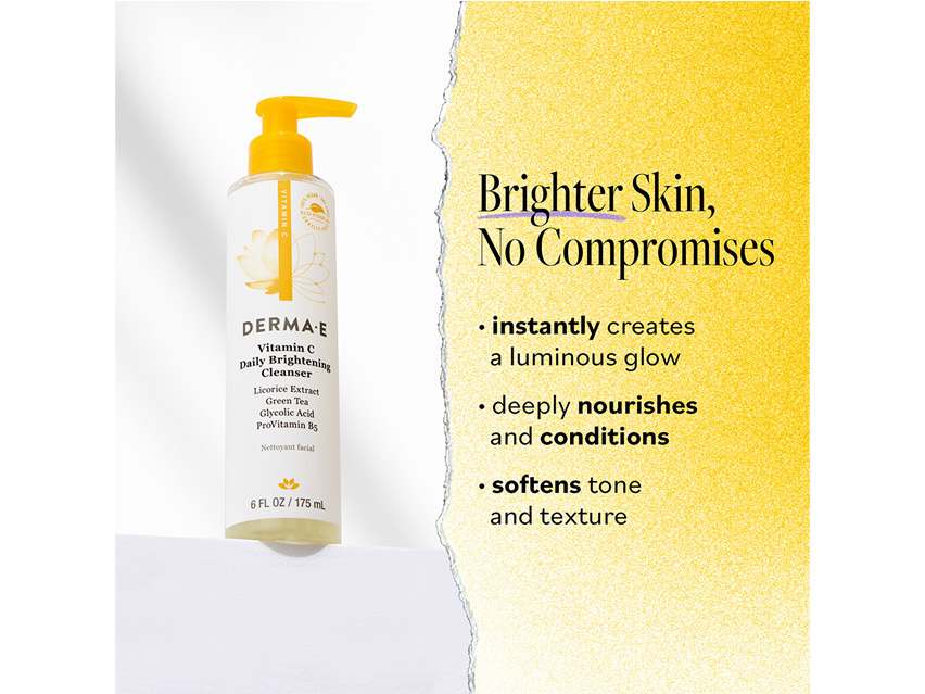 derma e Vitamin C Daily Brightening Cleanser