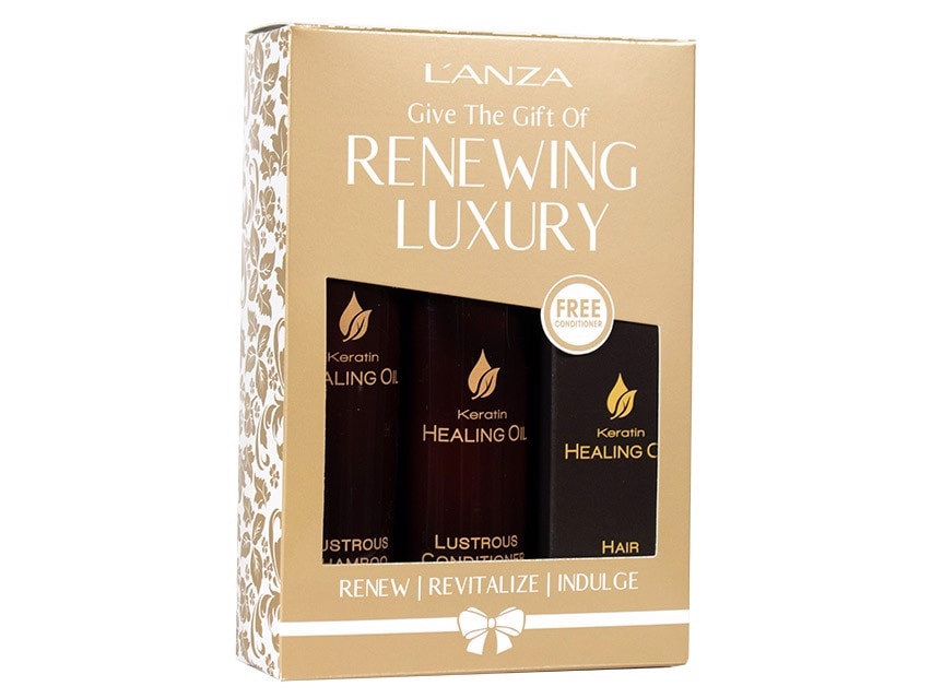 L'ANZA Keratin Healing Oil Renewing Luxury Kit - Limited Edition