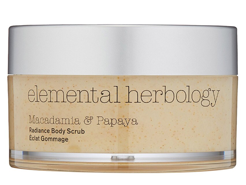 elemental herbology Macadamia & Papaya Radiance Body Scrub