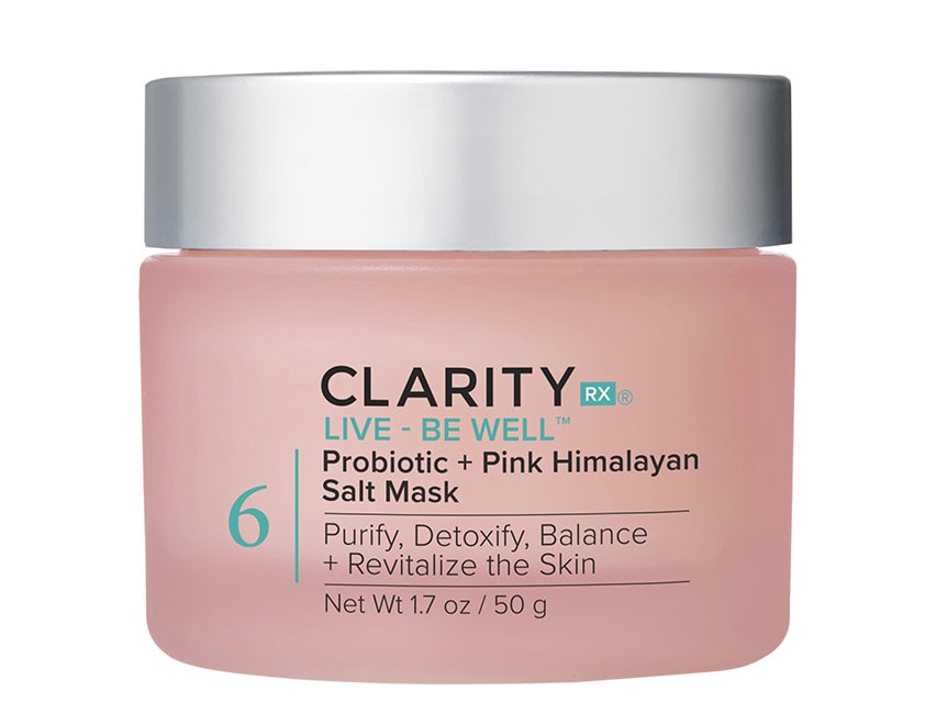 ClarityRx Live + Be Well Probiotic + Pink Himalayan Salt Mask