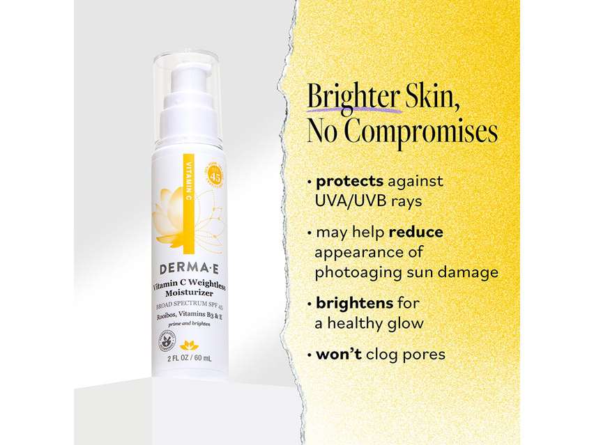 derma e Vitamin C Weightless Moisturizer SPF 45
