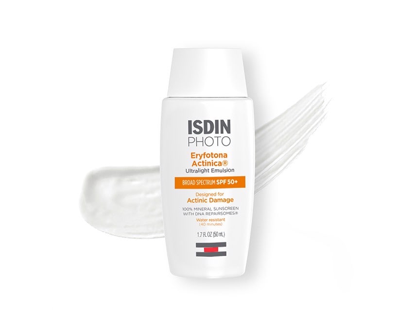 ISDIN Photo Eryfotona Actinica Daily Lightweight Mineral SPF 50+ Sunscreen - 1.7 fl oz