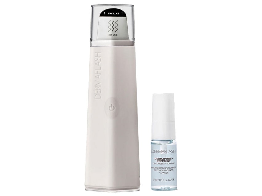 DERMAFLASH DERMAPORE+ Ultrasonic Pore Extractor &amp; Skincare Infuser