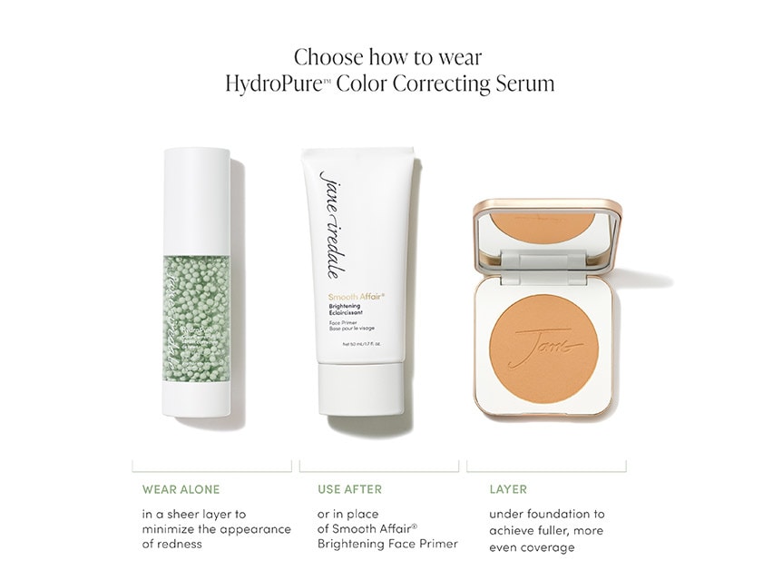 jane iredale HydroPure Color Correcting Serum with Hyaluronic Acid & CoQ10