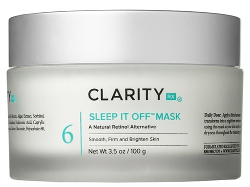 Retinol Alternative. ClarityRx Sleep It Off Retinol Alternative Anti-Aging Mask.