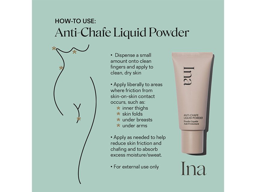 Ina Anti-Chafe Liquid Powder