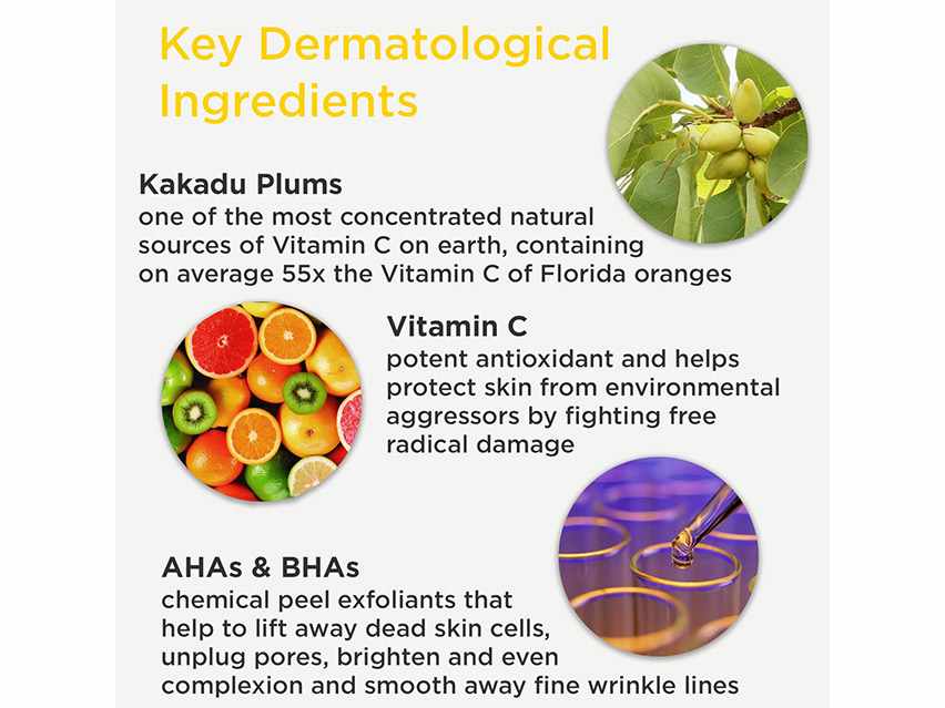 DERMAdoctor Kakadu C Intensive Vitamin C Peel Pads with Ferulic Acid &amp; Vitamin E