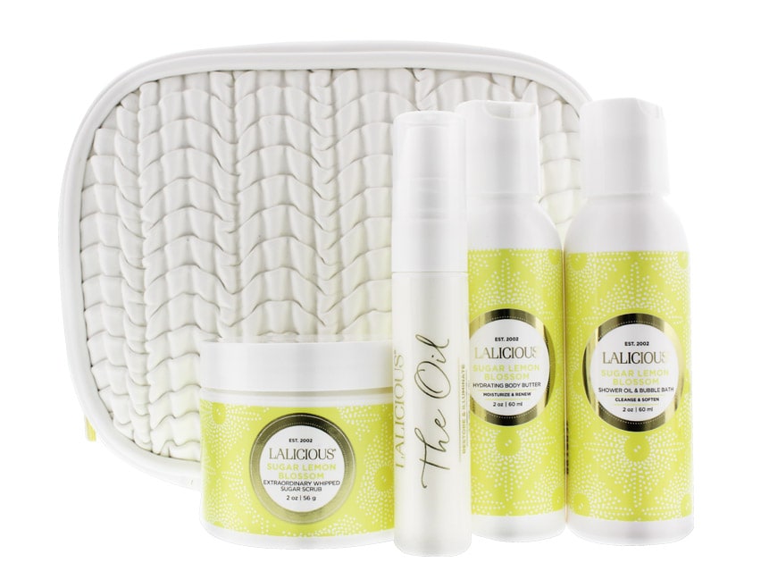 LaLicious Glow On The Go Travel Collection - Sugar Lemon Blossom