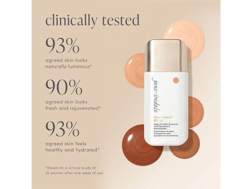 jane iredale Glow Fixation SPF 40 Sheer Tint Skin Enhancer