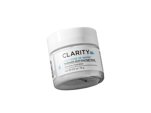 Free $15 ClarityRx Travel-Size Daily Dose of Water Hyaluronic Acid Overnight Mask