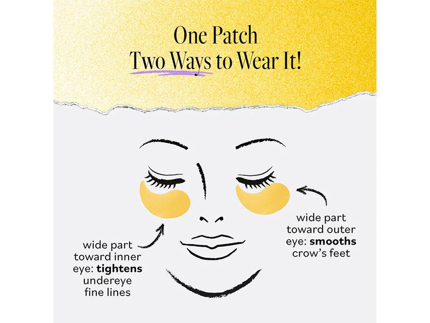 derma e Vitamin C Bright Eyes Hydro Gel Eye Patches