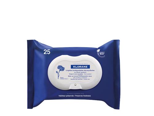 1.   Klorane Soothing Face and Eye Makeup Removal Wipes with Cornflower