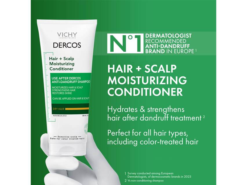 Vichy Dercos Hair + Scalp Moisturizing Conditioner