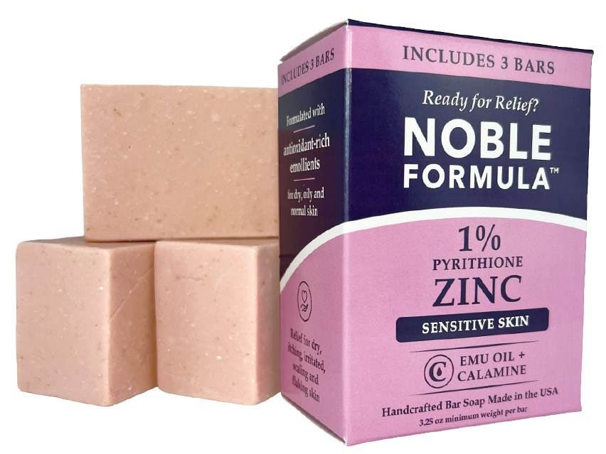 Noble Formula Emu Oil + Calamine Bar Soap with 1% ZnP