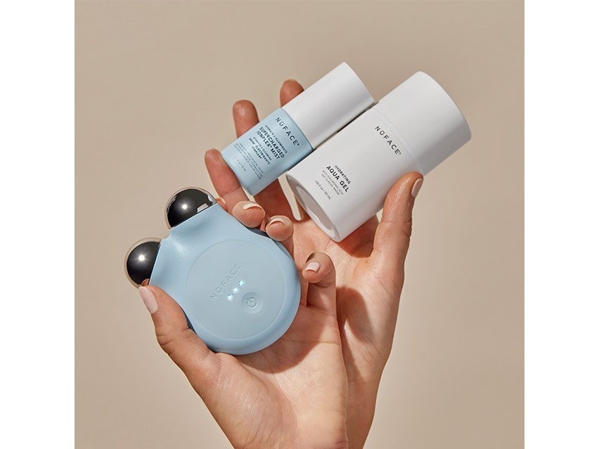 NuFACE MINI+ Supercharged Skincare Routine