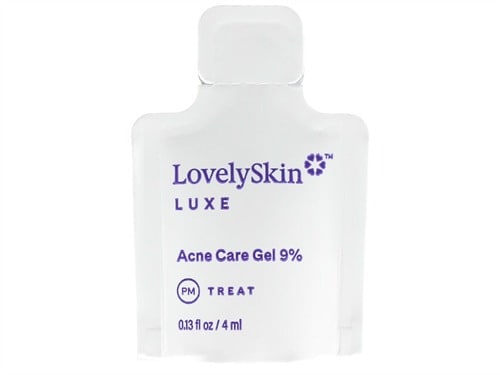 Free $8 LovelySkin LUXE Acne Care Gel 9% Deluxe Sample