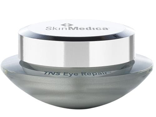 Applying SkinMedica TNS Eye Repair