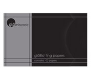 glo minerals GloBlotting Papers