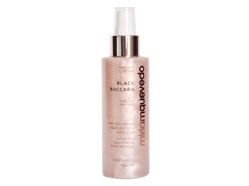 Miriam Quevedo Black Baccara Hair Texturizing Wave Mist With Rose Gold