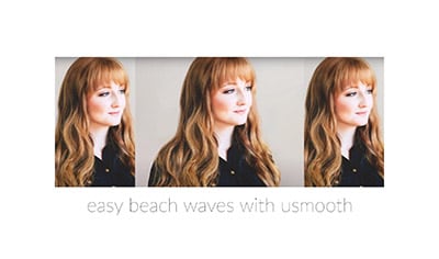 Easy Beach Waves with usmooth