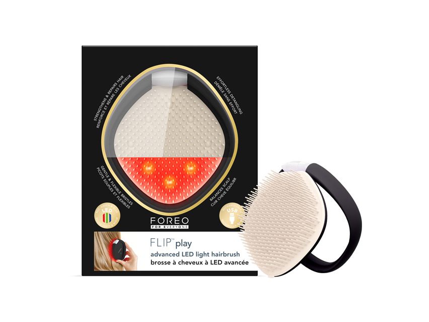 FOREO FLIP Play Advanced LED Light Hairbrush &amp; Hair Spritz Duo