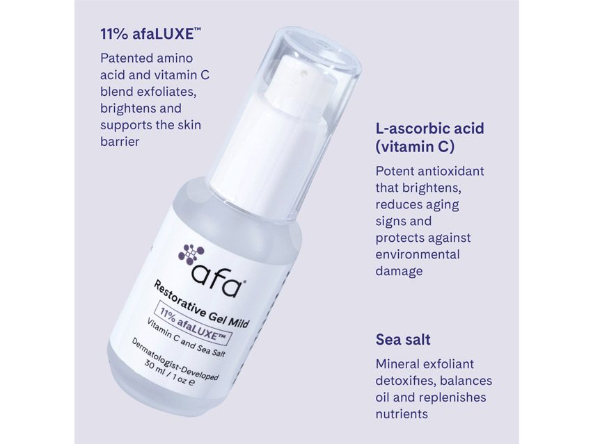 afa Clarifying Gel Cleanser &amp; Restorative Gel Mild Duo
