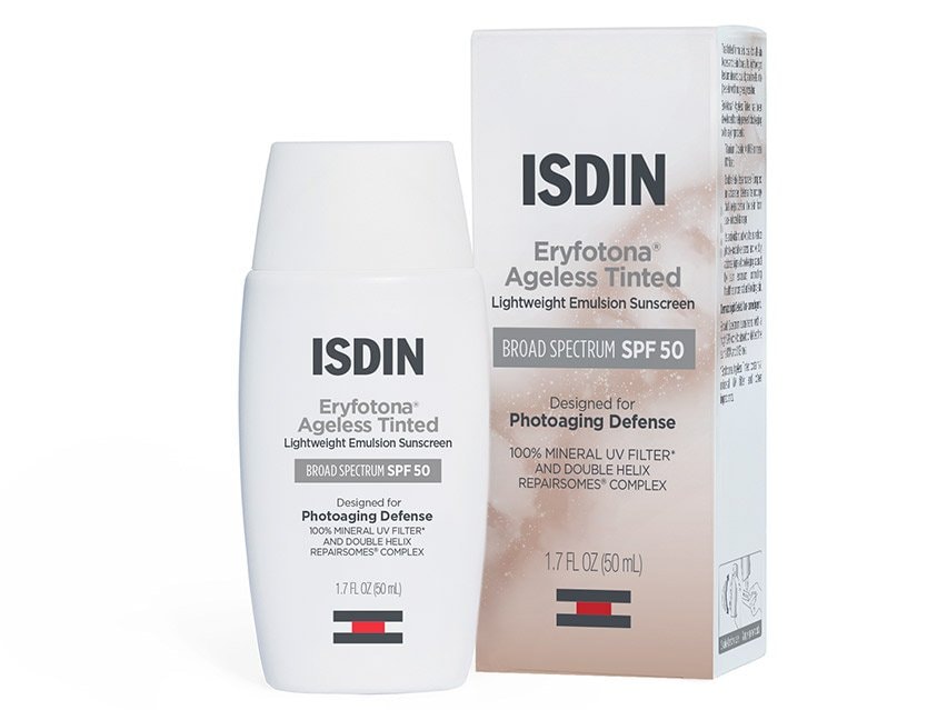 ISDIN Photo Eryfotona Ageless Ultralight Tinted Mineral SPF 50 Sunscreen