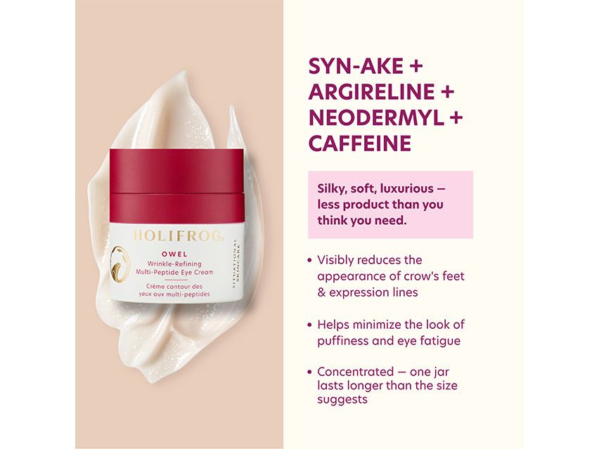 HoliFrog Owel Wrinkle Refining Multi-Peptide Eye Cream
