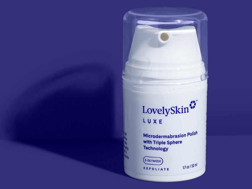 LovelySkin LUXE Microdermabrasion Polish with Triple Sphere Technology