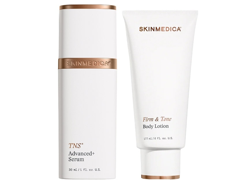 SkinMedica TNS® Advanced+ Serum and Firm &amp; Tone Body Lotion Duo