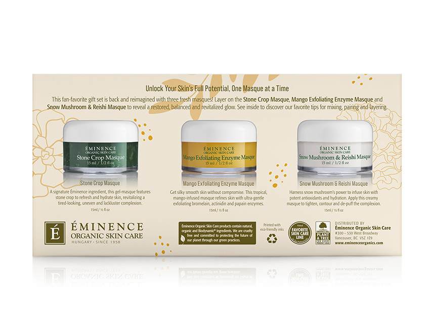 Eminence Organics Mix &amp; Masque Trio: Refine &amp; Restore Set Limited Edition