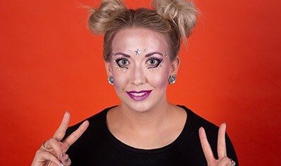 Halloween Makeup Tutorial: Alien Queen