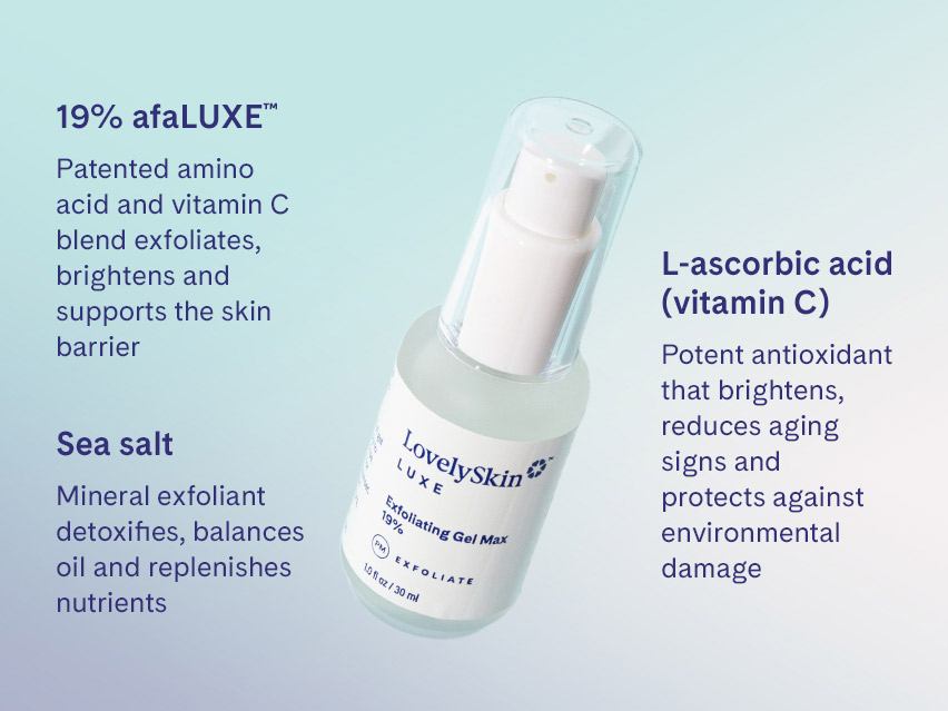 LovelySkin LUXE Exfoliating Gel Max 19%