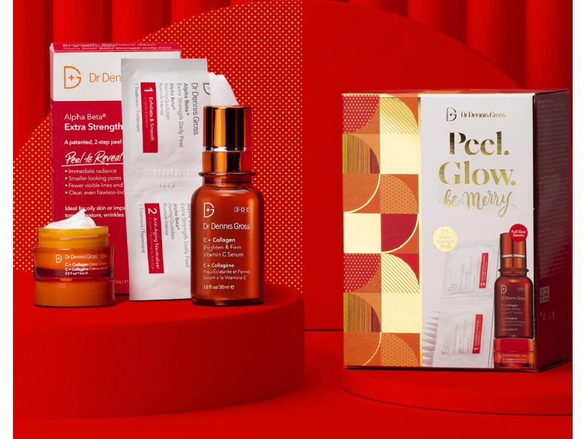 Dr. Dennis Gross Skincare Peel. Glow. Be Merry. - Limited Edition