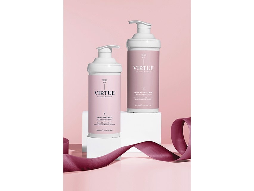 Virtue Celebrate Hair Repair Kit - Smooth Shampoo & Conditioner Duo - Limited Edition