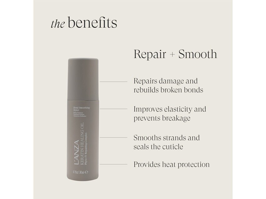 L&#39;ANZA Keratin Healing Oil Bond Smoothing Styler Treatment
