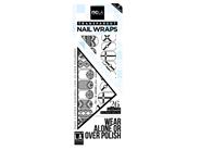 ncLA Nail Wraps - Leather and Lace