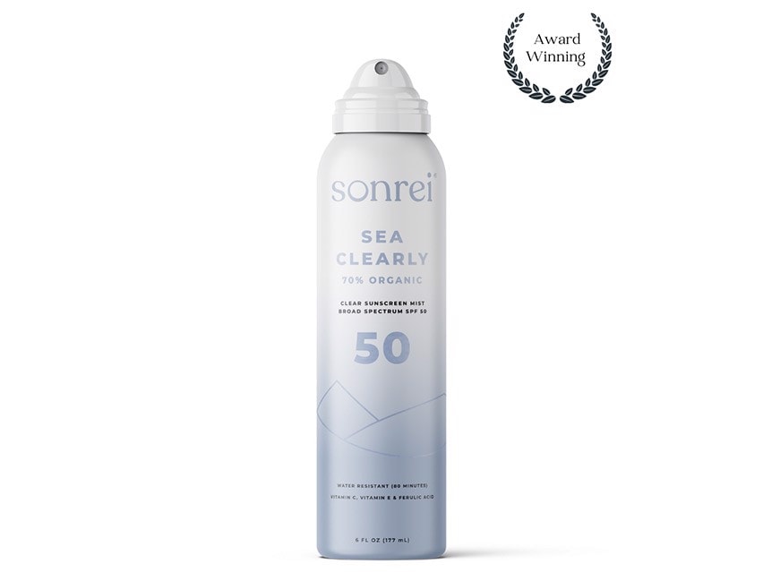 Sonrei Sea Clearly Organic SPF 50 Clear Mist Sunscreen