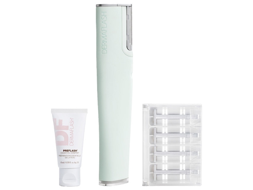 DERMAFLASH LUXE+ Anti-Aging, Exfoliation + Peach Fuzz Removal Set